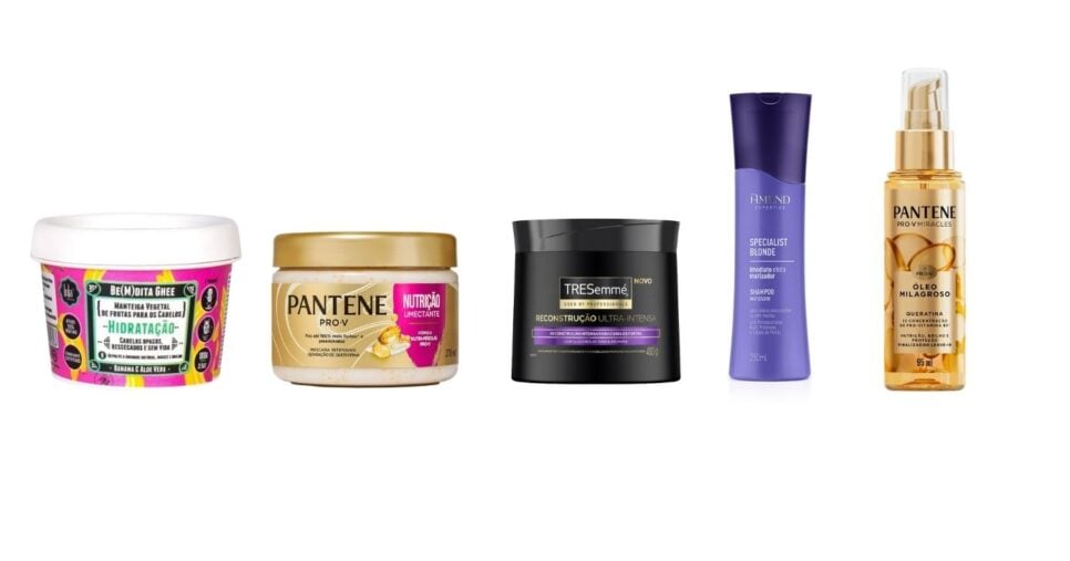 Produtos para o cabelo loiro (Fotos: Reproduções / Internet) 