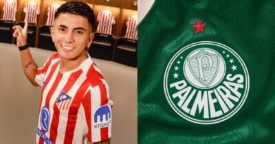 Thiago Alamda e Palmeiras (Foto: Reprodução/ Internet)