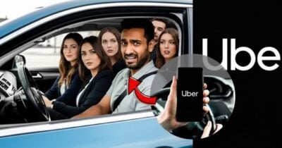 Veja como funciona a regra da Uber para quantidade de passageiros (Foto Reprodução/Montagem/TV Foco/Canva/GMN/Lennita)