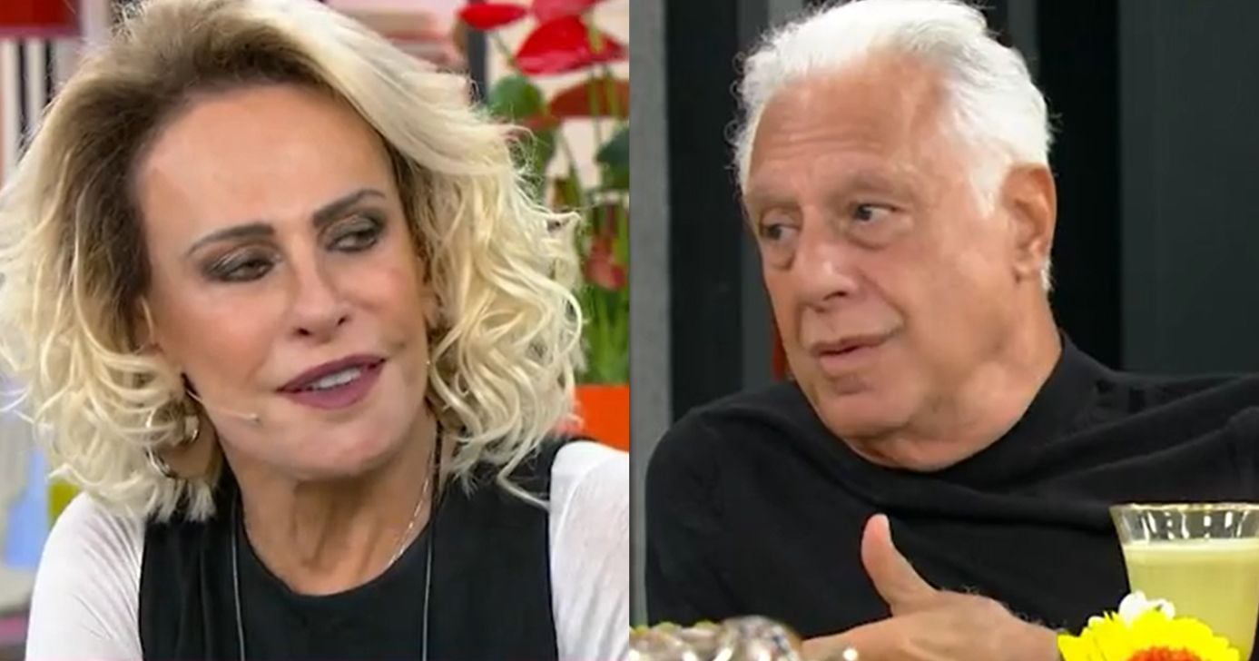 Ana Maria Braga e Antônio Fagundes no Mais Você (Foto: Reprodução / Globo)