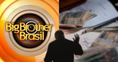 Ilustração de astro do BBB que perdeu tudo (Foto: Reprodução / Globo / Canva / Montagem TV Foco)