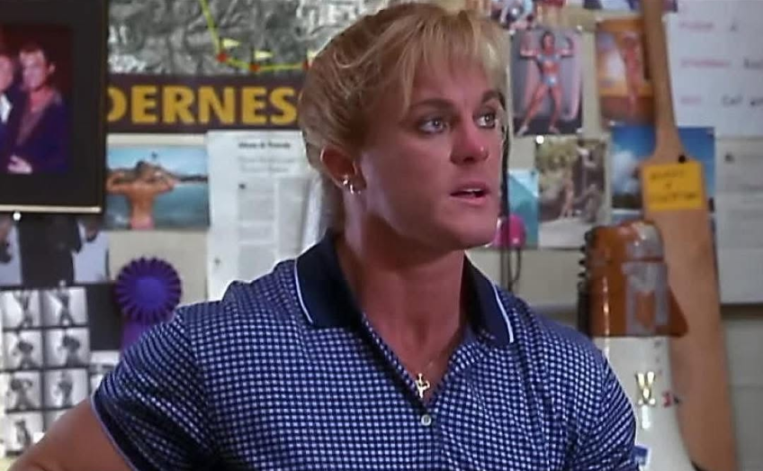 A atriz Jayne Trcka deu vida a Senhorita Mann no filme "Todo Mundo em Pânico" (Foto: Reprodução/ Internet)