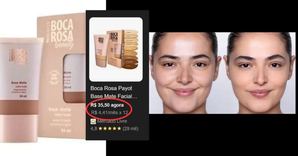 Base Líquida Matte (Boca Rosa by Payot)