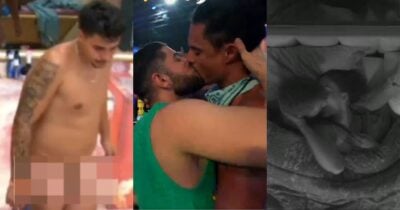 Pedro pelado, beijo gay e Jona 22 no edredom com Maxiane no BBB26 (Foto: Reprodução/ Internet)