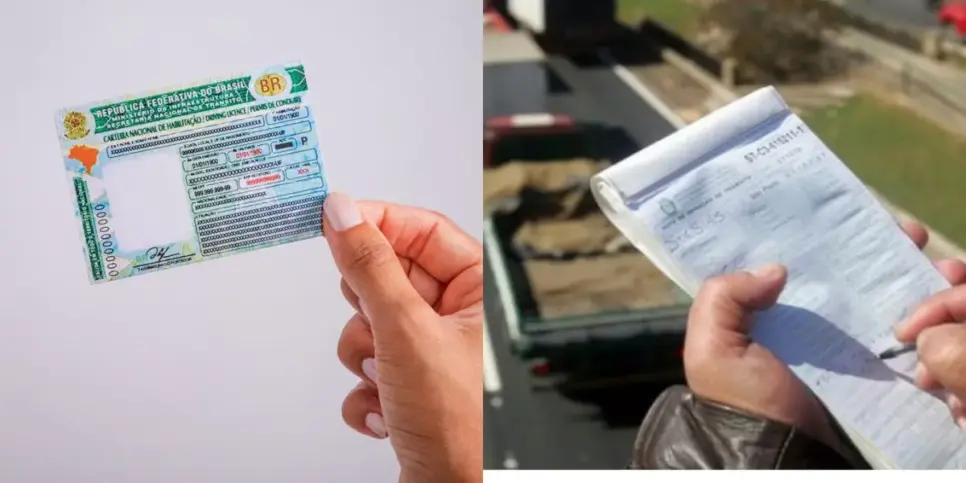Multa e retenção do veículo com nova obrigatoriedade da CNH (Reprodução: Montagem TV Foco) Multa e retenção do veículo com nova obrigatoriedade da CNH (Reprodução: Montagem TV Foco)