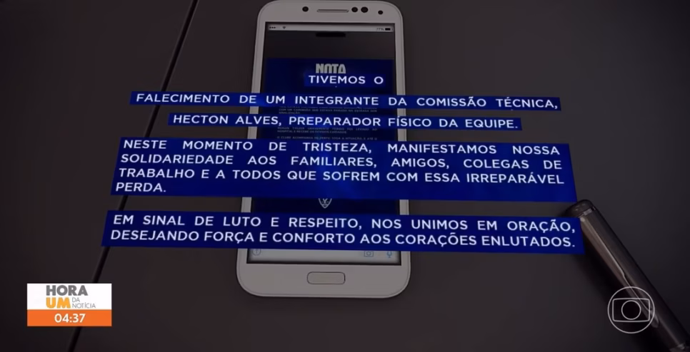Thiago Scheuer fala sobre o acidente no Hora 1 (Foto: Reprodução / Globo)