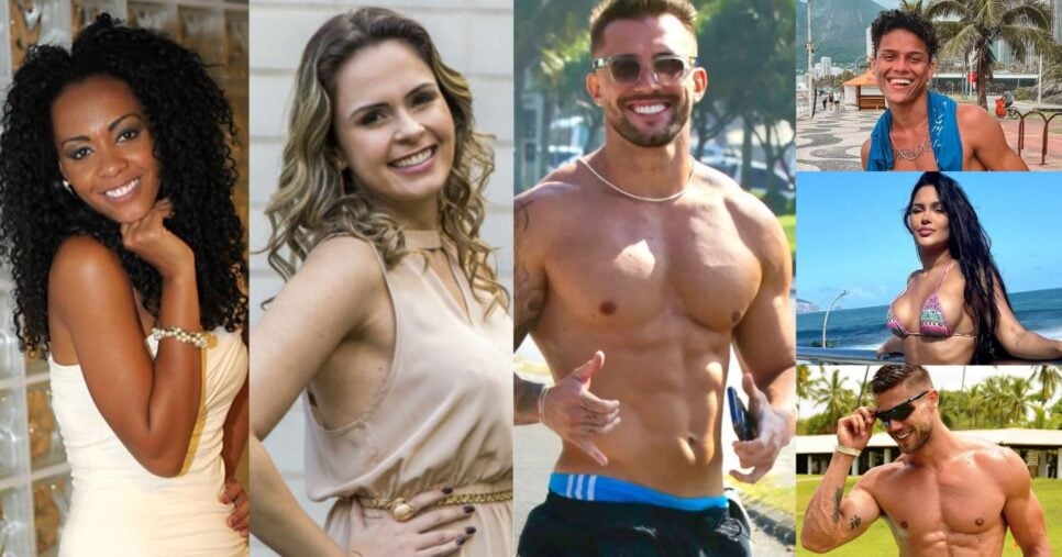 Aline Mattos; Ana Paula Renault; Arthur Picoli; Danrley Ferreira; Flayslane e Jonas Sulzback (Foto: Reprodução / Instagram)