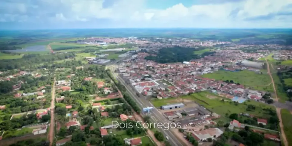A cidade de Dois Córregos, no interior de São Paulo (Reprodução: Divulgação)