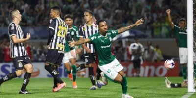 Palmeiras X Santos (Foto: Reprodução/Record)