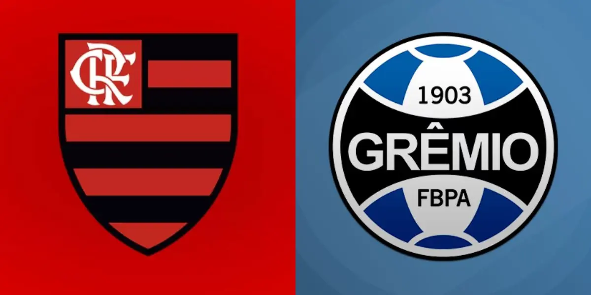 Flamengo dá rasteira no Grêmio por meio-campista (Reprodução: Montagem TV Foco)