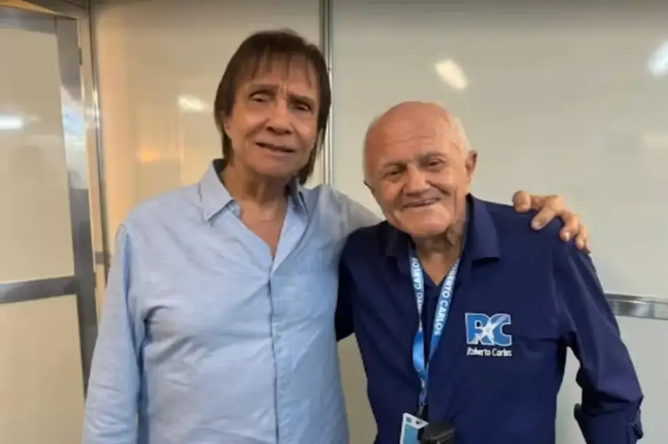 Roberto Carlos e Genival Barros (Foto: Reprodução/ Internet)
