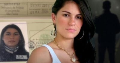 Ilustração de homem que encontrou passaporte de Eliza Samudio (Foto: Reprodução / Instagram / Leo Dias / Canva / Montagem TV Foco)