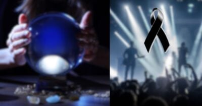 Ilustração de vidente e dupla sertaneja (Foto: Reprodução / Canva / Montagem TV Foco)