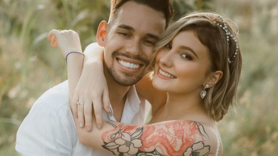 Isabel Veloso e o marido, Lucas Borbas (Foto: Reprodução/ Instagram)