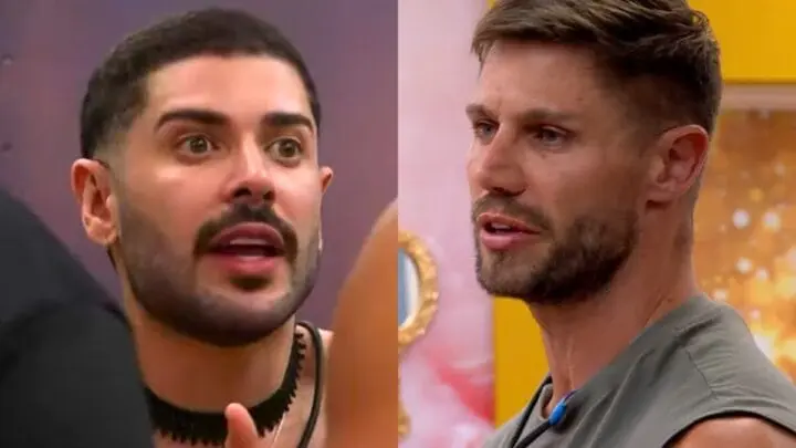 Jonas e Marcelo brigaram no BBB26 (Foto: Reprodução / Globo) Jonas e Marcelo brigaram no BBB26 (Foto: Reprodução / Globo)