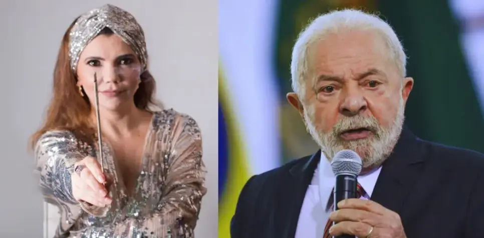 Kelida Marques e Lula (Foto: Reprodução / Instagram / Gov)