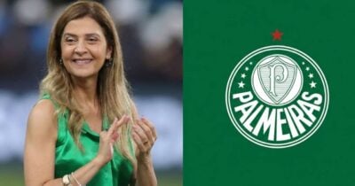 R$25M: Leila avisa Abel sobre venda de atacante do Palmeiras (Foto: Montagem/TV Foco)