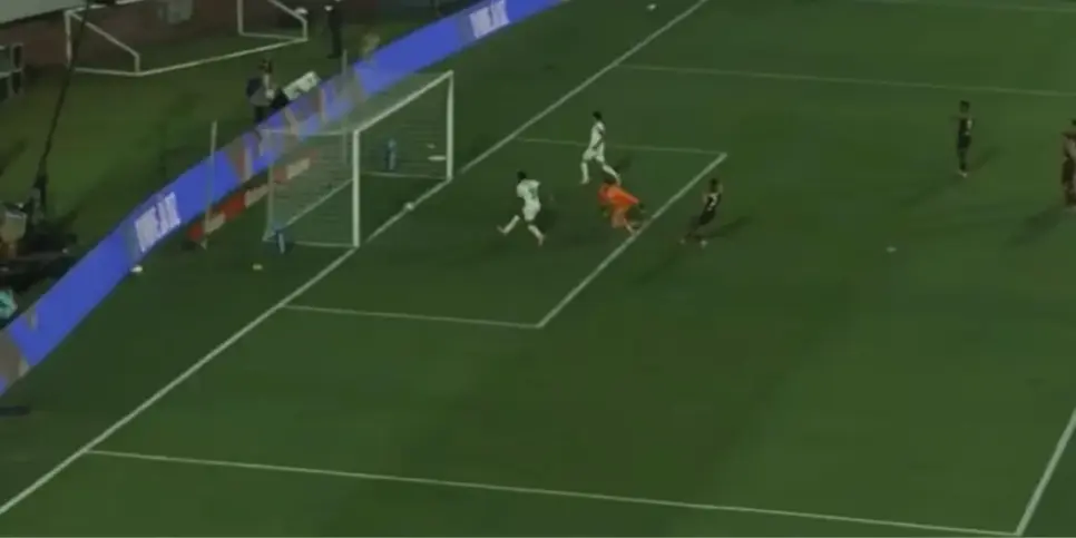 Gol de Luighi contra a Portuguesa (Reprodução: Paulistão) Gol de Luighi contra a Portuguesa (Reprodução: Paulistão)