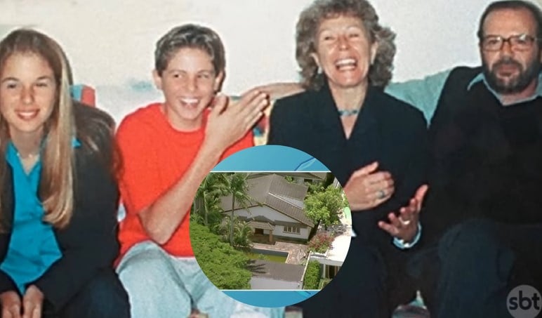 Mansão onde viveu a família de Suzane (Foto: Reprodução / SBT)