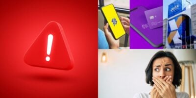 Informe para quem tem conta aberto no Nubank, Caixa e BB hoje (Reprodução: Montagem TV Foco)