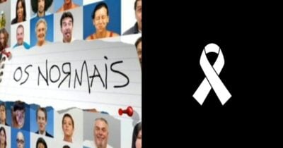 Luto: Elenco de Os Normais (Foto: Reprodução/ Internet)