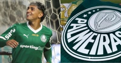 Venda milionária de Facundo Torres por 51M no Palmeiras é aprovada - Montagem/Instagram