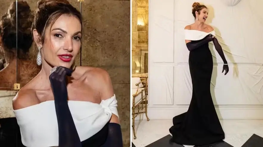 Patrícia Poeta em desfile da Semana de Moda de Paris (Foto: Reprodução / Instagram) 