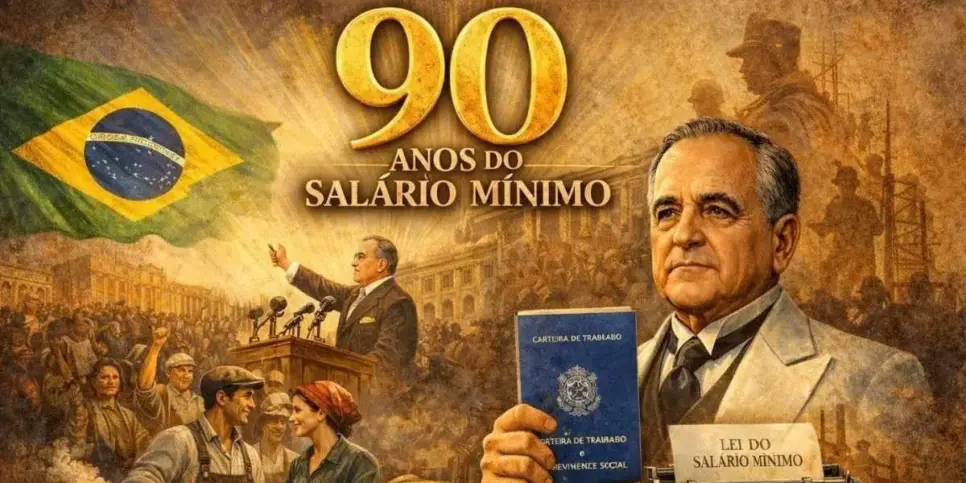 90 anos do salário mínimo no Brasil (Reprodução: Divulgação)