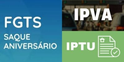 Saque-aniversário da Caixa para pagar IPVA e IPTU (Reprodução: Montagem TV Foco)