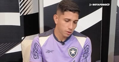Savarino se despede do Botafogo (foto: Botafogo TV)