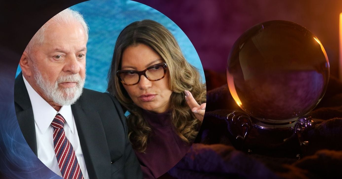 Sensitiva faz previsão de Lula e Janja (Foto: Reprodução / Agência Brasil / Canva / Montagem TV Foco)