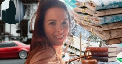 Ilustração de Suzane brigando com prima por herança do tio (Foto: Reprodução / Instagram / Canva / Montagem TV Foco)