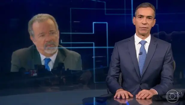 César Tralli confirma morte (Foto: Reprodução / Globo) César Tralli confirma morte (Foto: Reprodução / Globo)