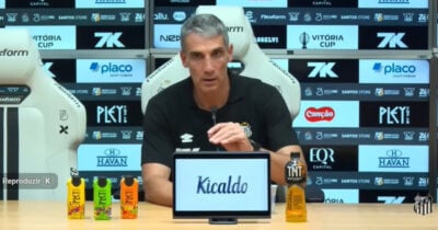 Com aval de Vojvoda, Santos aceita venda de titular (Foto: Santos TV)
