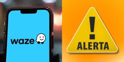 Waze com alerta de insegurança aos motoristas (Reprodução: Montagem TV Foco)