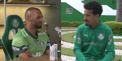 Weverton e Lucas Evangelista podem deixar o Palmeiras (Reprodução: Palmeiras TV / TNT)