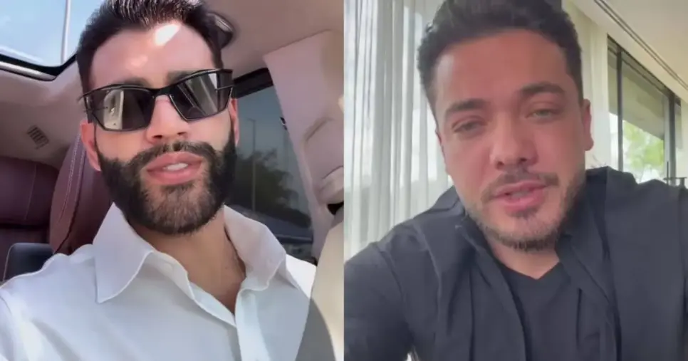 Gusttavo Lima e Wesley Safadão (Fotos: Reproduções / Instagram)