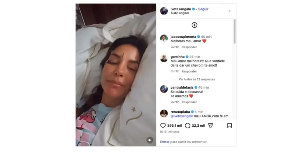 Ivete Sangalo tranquila fãs sobre estado de saúde (Foto: Reprodução / Instagram) Ivete Sangalo tranquila fãs sobre estado de saúde (Foto: Reprodução / Instagram)