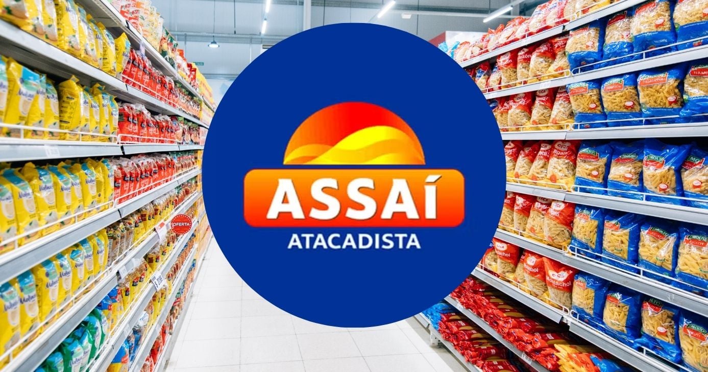 Logo Assaí e supermercado (Foto: Montagem  / Canva / Internet)