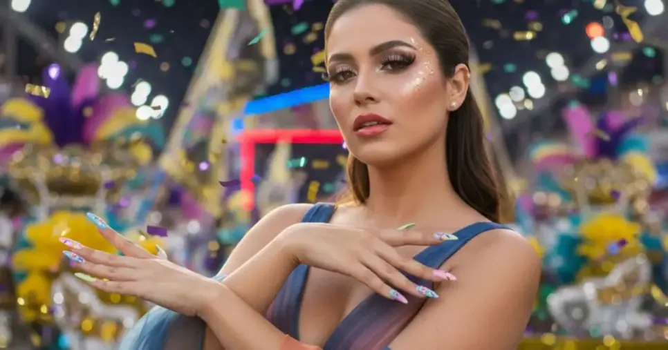 Mulher no Carnaval (Foto: Montagem TV Foco / GMN)