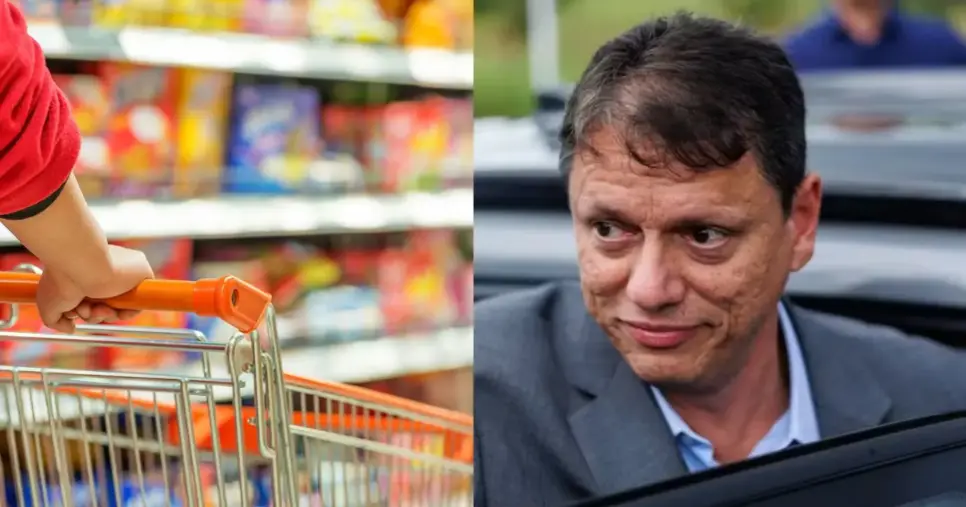 Supermercado / Tarcísio de Freitas - Foto: Brenno Carvalho / Agência O Globo Supermercado / Tarcísio de Freitas - Foto: Brenno Carvalho / Agência O Globo