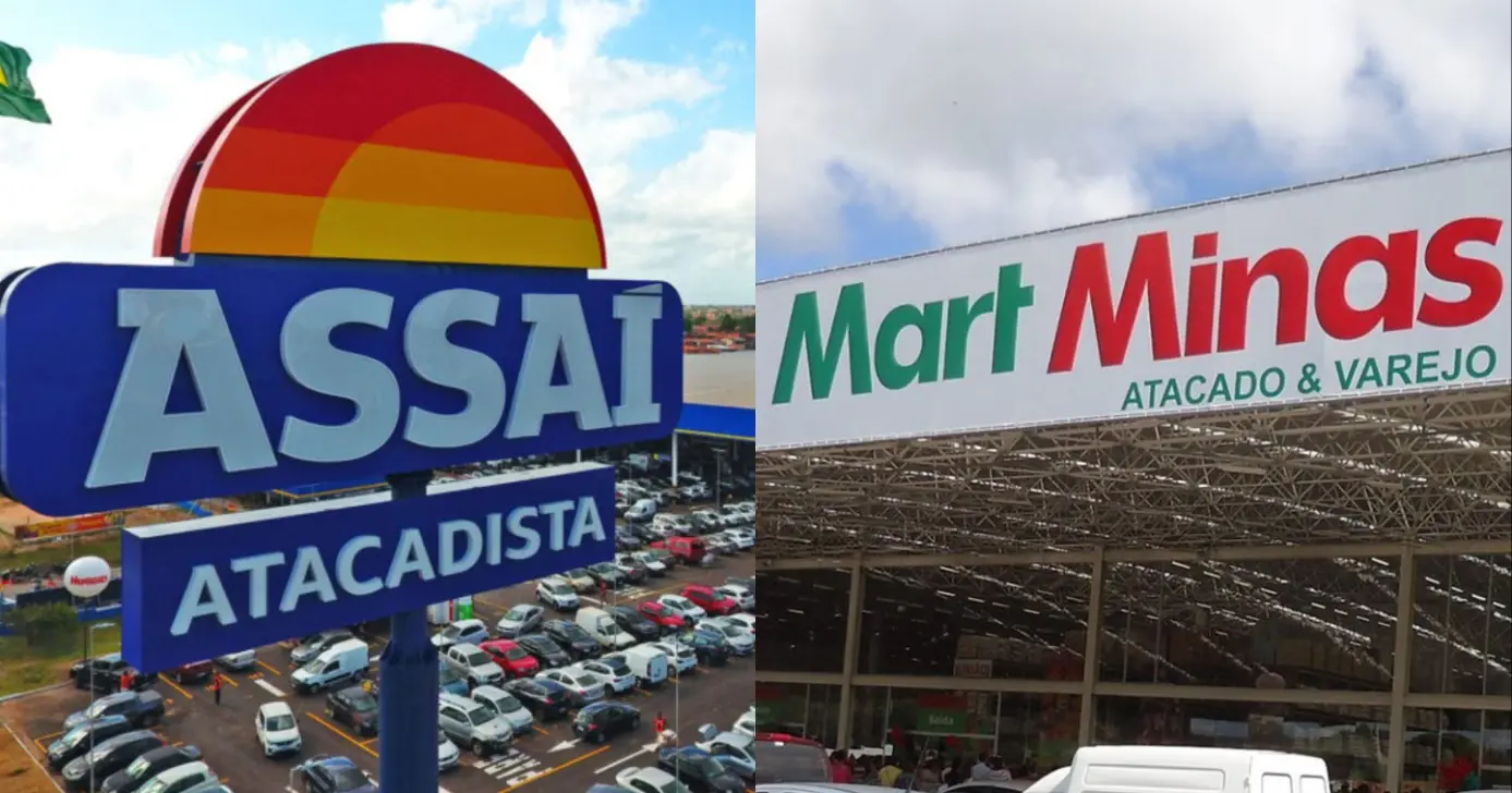 Supermercados Assaí e Mart Minas (Foto: Reprodução/ Internet)