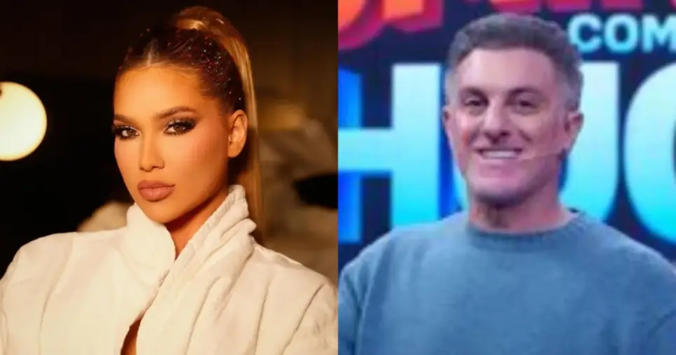 Virginia Fonseca e Luciano Huck no Domingão (Fotos: Reproduções / Instagram / Globo)