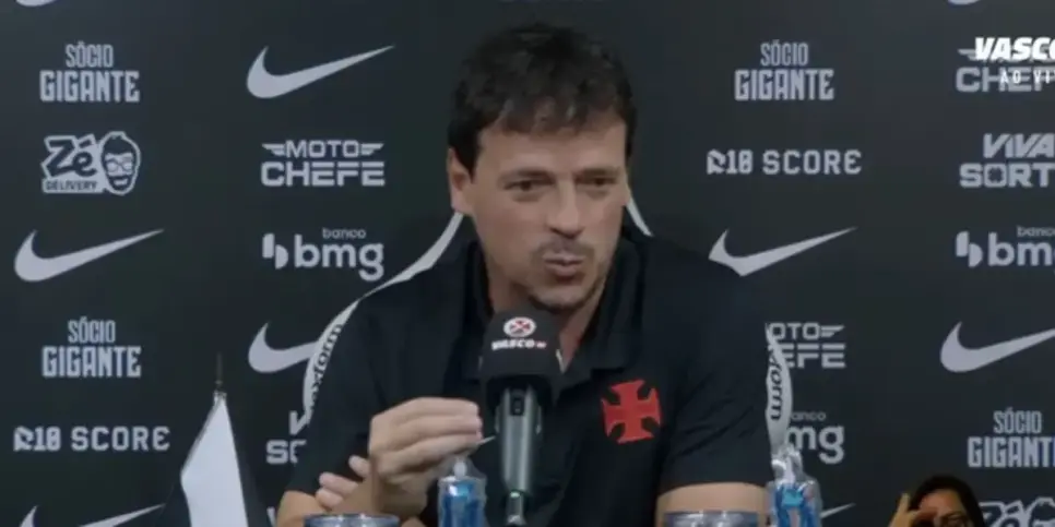 Diniz ainda tem o respaldo da diretoria do Vasco (Reprodução: Youtube)
