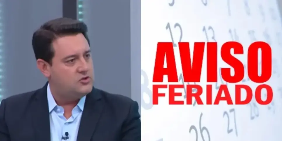 Ratinho Jr ciente de feriado em cidade do Paraná (Reprodução: CNN) Ratinho Jr ciente de feriado em cidade do Paraná (Reprodução: CNN)