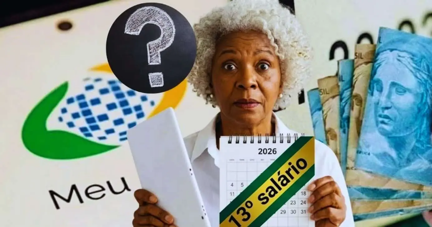 Saiba mais sobre o 13º salário do INSS de 2026 (Foto Reprodução/Montagem/Lennita/TV Foco/Canva/GMN/INSS)