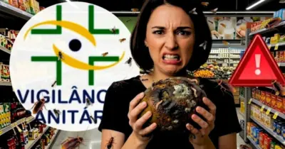 Insetos e fruta podre: 2 supermercados são autuados por nojeira e Vigilância Sanitária liga o alerta