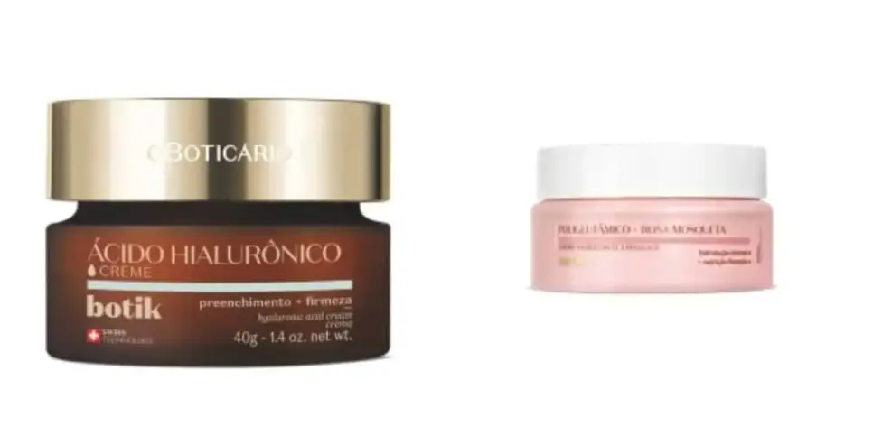 Creme e gel para o rosto do Boticário (Reprodução: Divulgação)