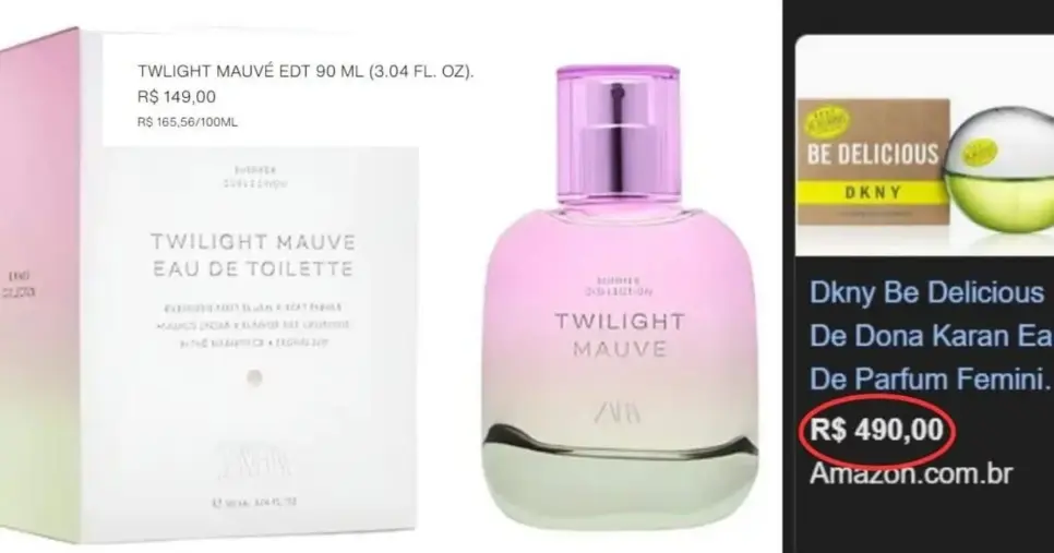 Twilight Mauve (Foto Reprodução/Montagem/TV Foco/Zara/Google Shopping)