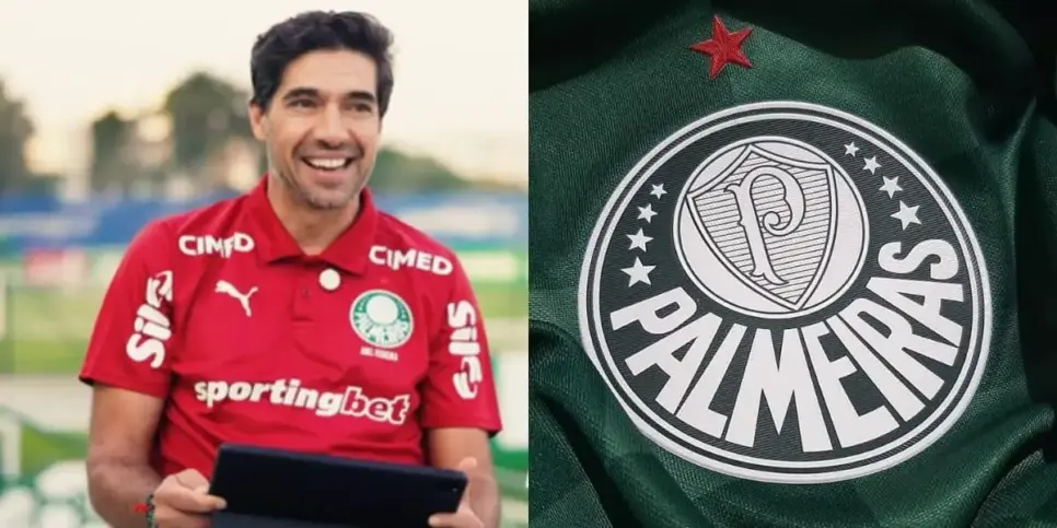 Abel Ferreira determina lateral fora no Palmeiras (Reprodução: Youtube) Abel Ferreira determina lateral fora no Palmeiras (Reprodução: Youtube)